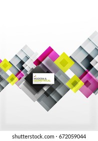 Corporate vector business abstract background template