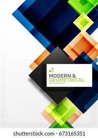 Corporate vector business abstract background template