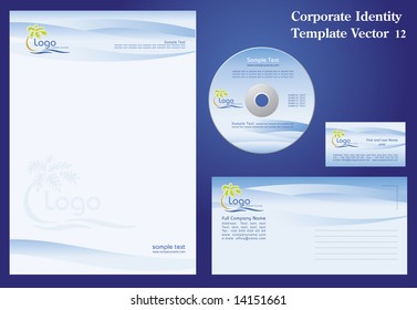 Corporate Vector Business Template 12