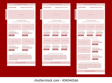Corporate vector layout templates for business or non-profit organization