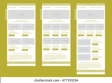 Corporate vector layout templates for business or non-profit organization