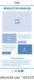 Corporate vector layout templates for business or non-profit organization