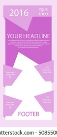 Corporate vector layout templates for business or non-profit organization
