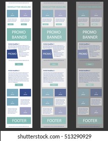 Corporate vector layout templates for business or non-profit organization
