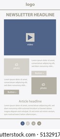 Corporate vector layout templates for business or non-profit organization