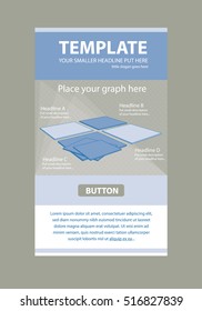 Corporate vector layout templates for business or non-profit organization with infographic boards