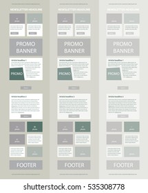 Corporate vector layout templates for business or non-profit organization