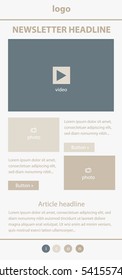 Corporate vector layout templates for business or non-profit organization