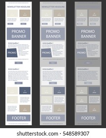 Corporate vector layout templates for business or non-profit organization