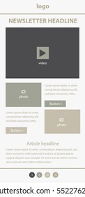 Corporate vector layout templates for business or non-profit organization