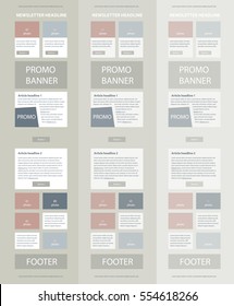 Corporate vector layout templates for business or non-profit organization