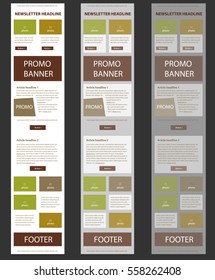 Corporate vector layout templates for business or non-profit organization