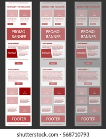 Corporate vector layout templates for business or non-profit organization