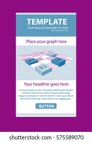 Corporate vector layout templates for business or non-profit organization with infographic columns