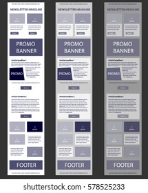 Corporate vector layout templates for business or non-profit organization