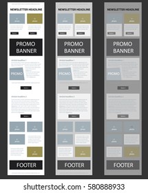Corporate vector layout templates for business or non-profit organization