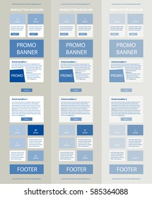 Corporate vector layout templates for business or non-profit organization