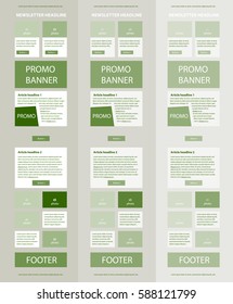 Corporate vector layout templates for business or non-profit organization