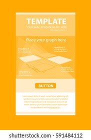 Corporate vector layout templates for business or non-profit organization with infographic boards