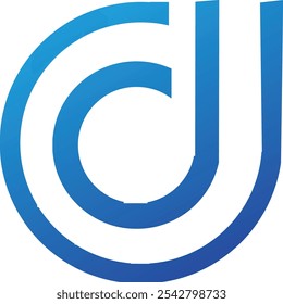 Corporate vector letter logo d