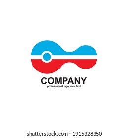 ilustración vectorial de diseño de logotipo corporativo
