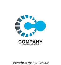ilustración vectorial de diseño de logotipo corporativo
