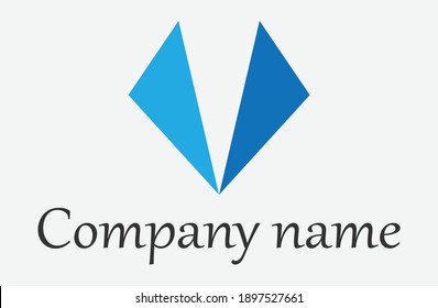 corporate vector logo templates. Just place your own brand name.