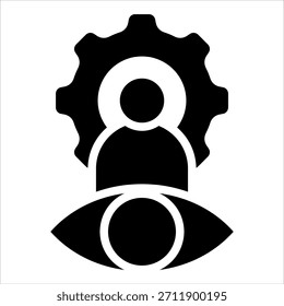 Elemento Corporativa del icono de la visión para el diseño