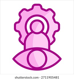 Elemento Corporativa del icono de la visión para el diseño