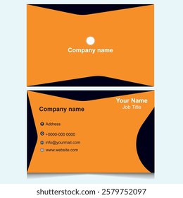 corporate visiting card design template