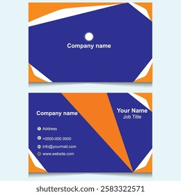 corporate visiting card design template