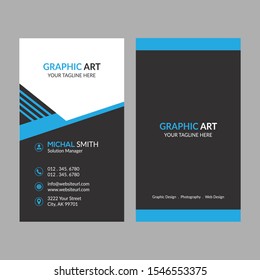 Corporate visiting card template - Vector