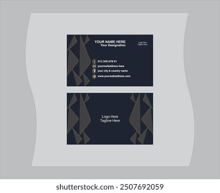 Corporate Visiting Card Vector Design Template