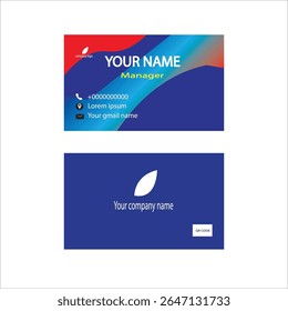 Corporate visiting template for your business visiting card desingn