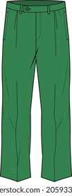 CORPORATE WEAR PANT FOR UNISEX WEAR VECTOR ILLUSTRATION