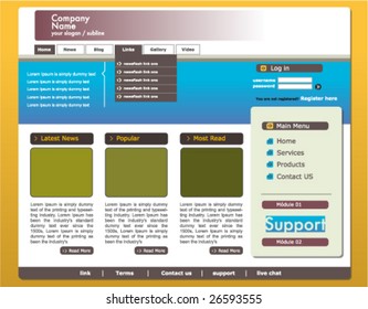 corporate website template