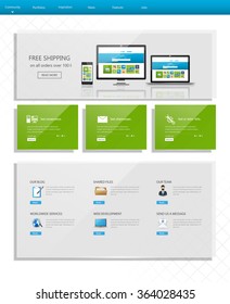 Corporate Website template design
