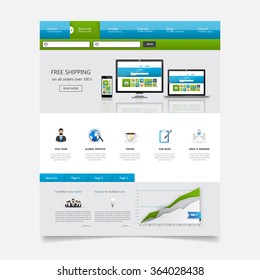 Corporate Website template design
