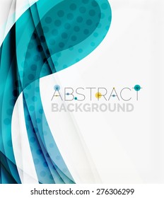 Fondo blanco corporativo con suave oleaje. Disposición universal del sector vectorial o la tecnología