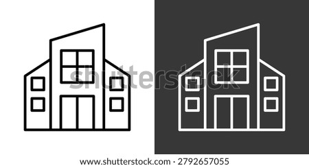 Corporate White And Black Icon Set Multiple Style Collection Pack Vector Illustration