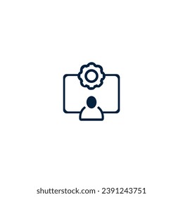 icono de trabajo corporativo. trabajo de oficina, personas, icono de servicio de contabilidad. empleado de marketing, icono de ayuda de equipo.