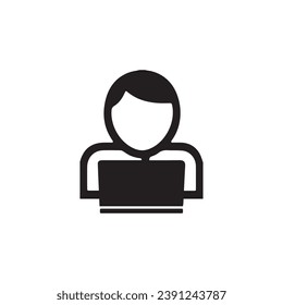 corporate work icon. office work, people, accounting service icon. marketing employee, team help icon.