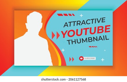 corporate youtube thumbnail and Editable Digital marketing agency corporate thumbnail or web banner template. banner template Premium Vector.