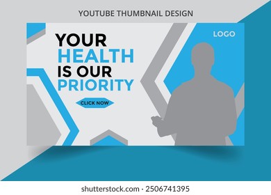 Corporate YouTube thumbnail template design