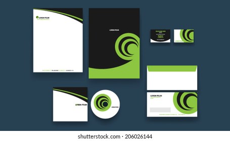 Corporate/Business Identity Design Vector Background