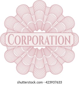 Corporation abstract rosette