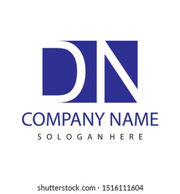 Corporation logo design with letter D and N