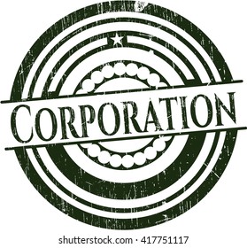 Corporation rubber stamp