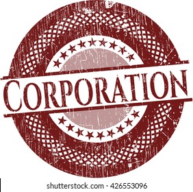 Corporation rubber texture