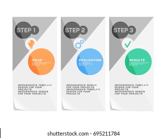 Corporative design of paper fliers or web banners